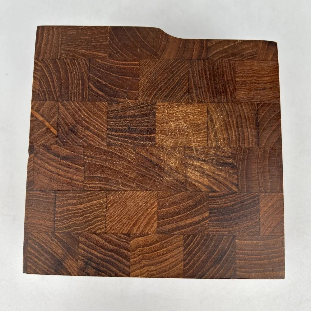 Teak Cheese Cutting Block 5